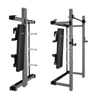 Multifunkční skládací posilovací stojan - Power Rack HMS KLT34 šedý