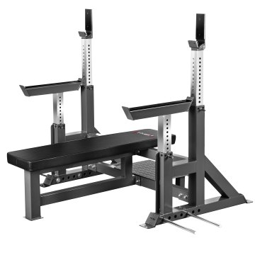 Benchpress lavice HMS LS6803 s bezpečnostními zarážkami