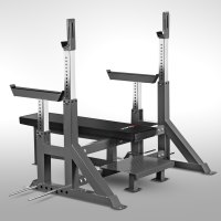 Benchpress lavice HMS LS6803 s bezpečnostními zarážkami