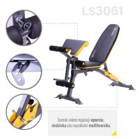 Lavice pod velkou činku HMS Premium LS3061