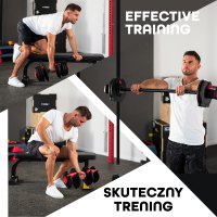 Jednoruční / obouruční variabilní činka HMS SGR40 PRO SET 2v1 40 kg