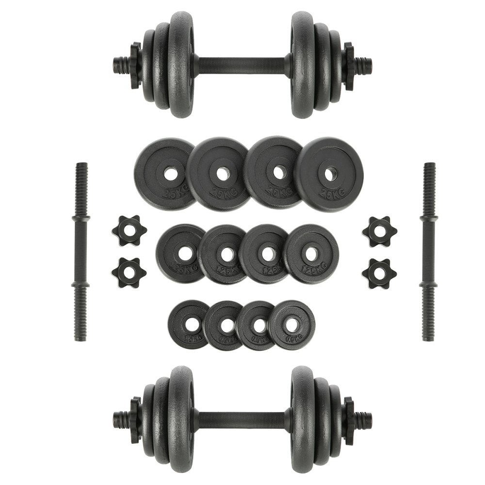 Litinový činkový set v kufru ONE Fitness STO20