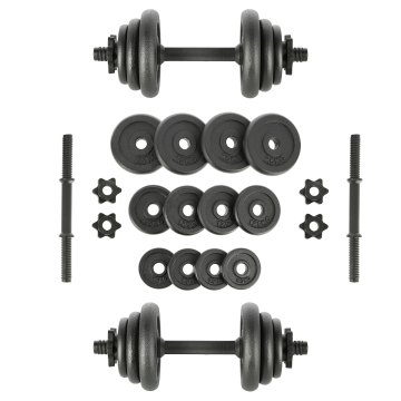 Litinový činkový set v kufru ONE Fitness STO20