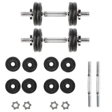 Jednoruční nakládací činky HMS SG02 2x7 kg