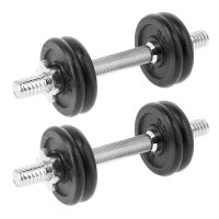 Jednoruční nakládací činky HMS SG02 2x7 kg