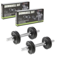 Jednoruční nakládací činky HMS SG02 2x7 kg
