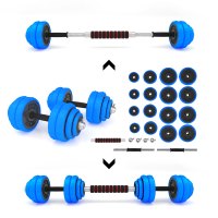 Činkový set HMS SGG30 BAR 2x15 kg litina