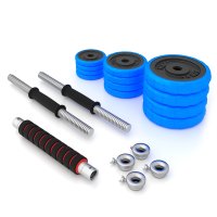 Činkový set HMS SGG30 BAR 2x15 kg litina