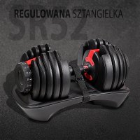 Sada stojanu HMS STR10 Pro a 2 ks variabilních činek HMS SR52