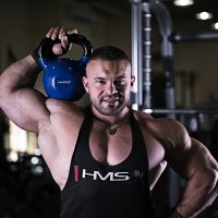Kettlebel HMS KN 6 kg pokrytý vinylem