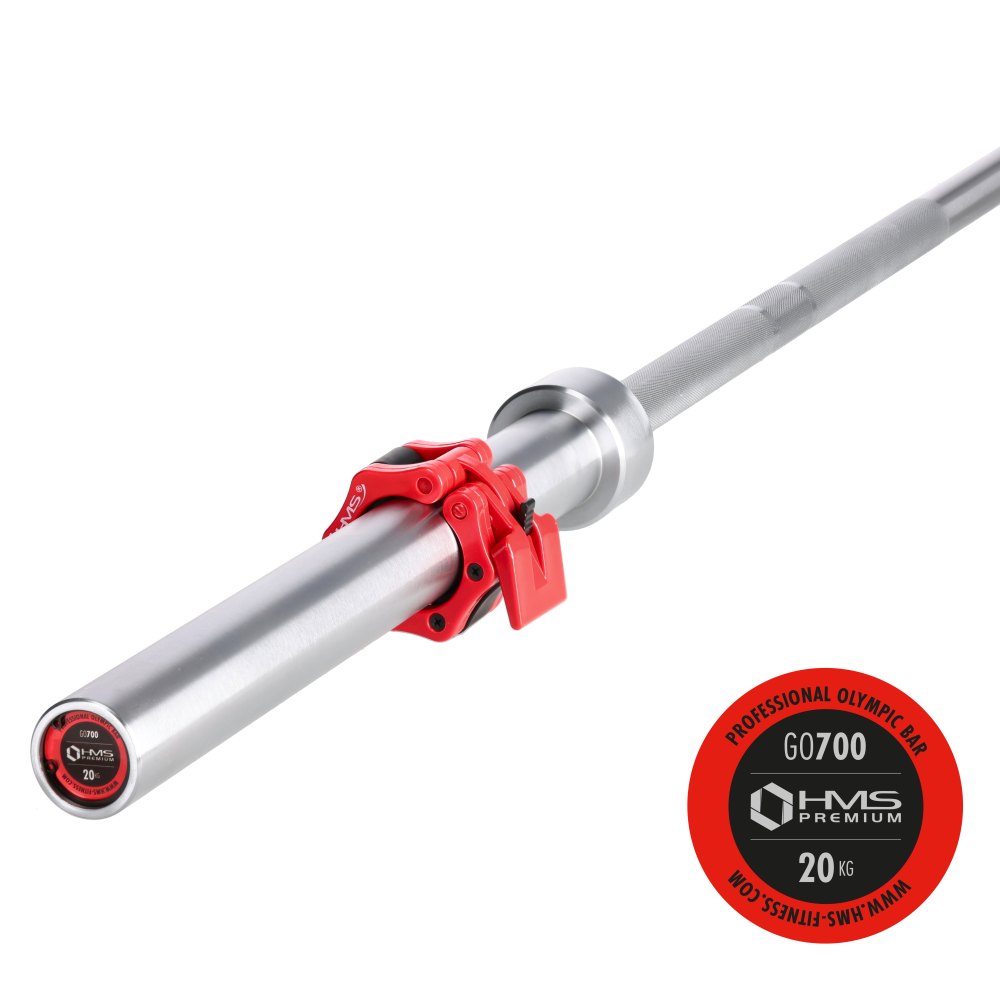 Olympijská osa HMS Premium GO700 220 cm x 50 mm