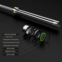 Olympijská obouruční osa HMS GOP220 Pro 220 cm x 50 mm