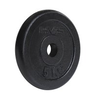 Černý litinový kotouč HMS 5 kg