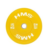 Barevný bumper kotouč HMS CBR 15 kg
