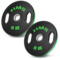 Sada pogumovaných olympijských kotoučů HMS TOG10 2 x 10 kg