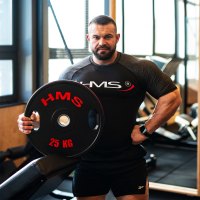 Sada pogumovaných olympijských kotoučů HMS TOG25 2 x 25 kg