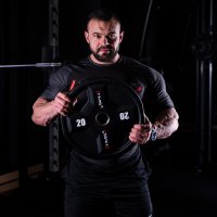 Olympijský polyuretanový kotouč HMS TPC20 20 kg