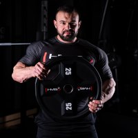 Olympijský polyuretanový kotouč HMS TPC25 25 kg