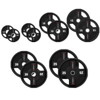 Sada olympijských polyuretanových kotoučů HMS TPC set 2 x 2,5 - 25 kg