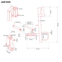 Nastavitelná ramena Jammer Arms HMS JAR1050