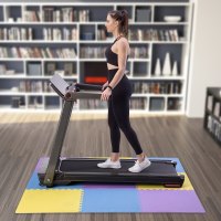 Ochranná puzzle podložka ONE Fitness MP10 žlutá-modrá-fialová