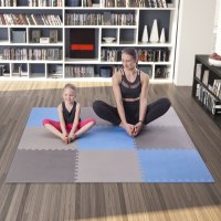 Ochranná puzzle podložka ONE FItness MP10 modro-šedá