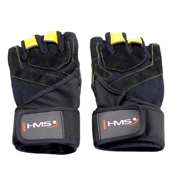 FITNESS RUKAVICE ŽLUTÉ RST01 HMS