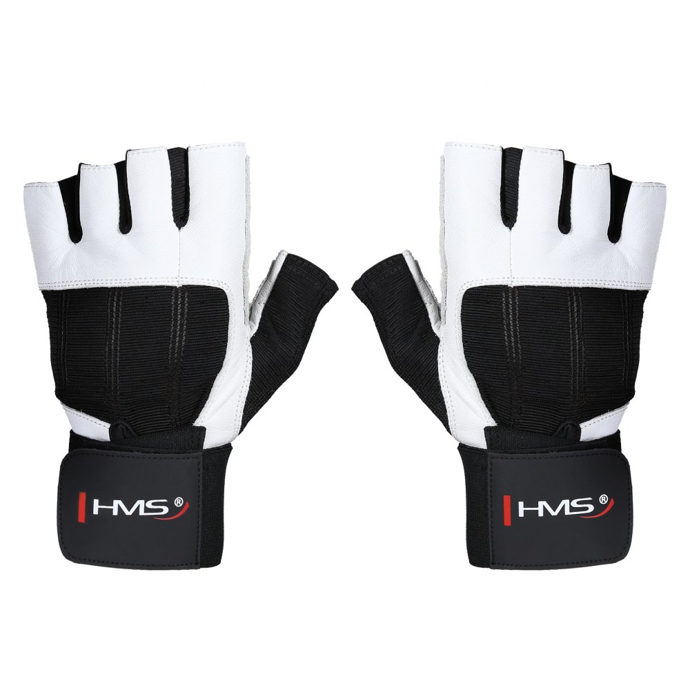 Fitness rukavice HMS RST04 bílé