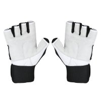 Fitness rukavice HMS RST04 bílé