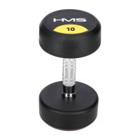Pogumovaná jednoruční činka HMS HG Pro 10 kg