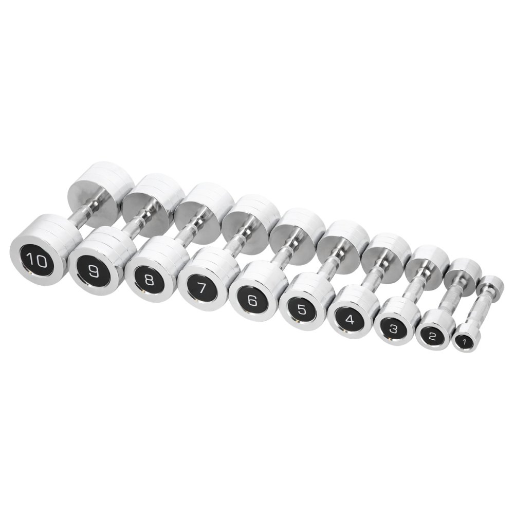 Chromované činky HMS CHD08 2 x 8 kg