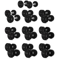 Sada polyuretanových jednoručních činek HMS HPC set 2 x 2,5 - 25 kg CPU - 275 kg