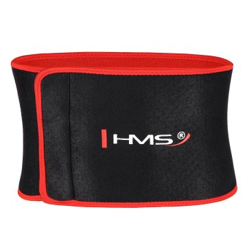 Zeštíhlující bederní pás HMS BR163 červený