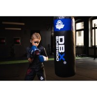 Boxovací pytel DBX BUSHIDO Kids80 80cm/30cm 15-20kg pro děti, modrý