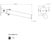 Multisměrový kloub pro osu (Landmine) UpForm UFT-A006 2.0 PRO & COMPACT