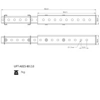Prodlužovací díl UpForm MFT-A025 50 CM PRO